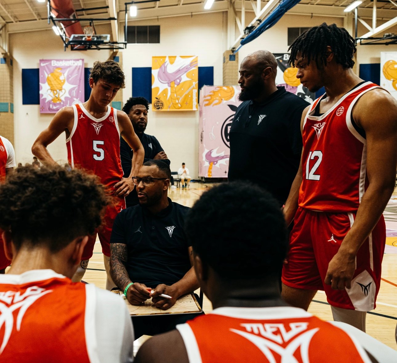 Athletes training at TRU Development Basketball Academy